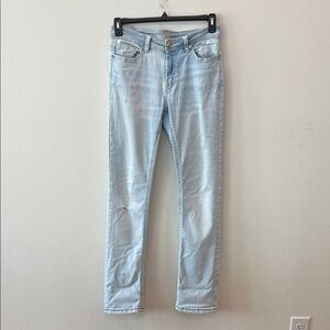 Reba Light Faded Blue Rhinestone Streetware Comfy Jeans 
Women’s 6